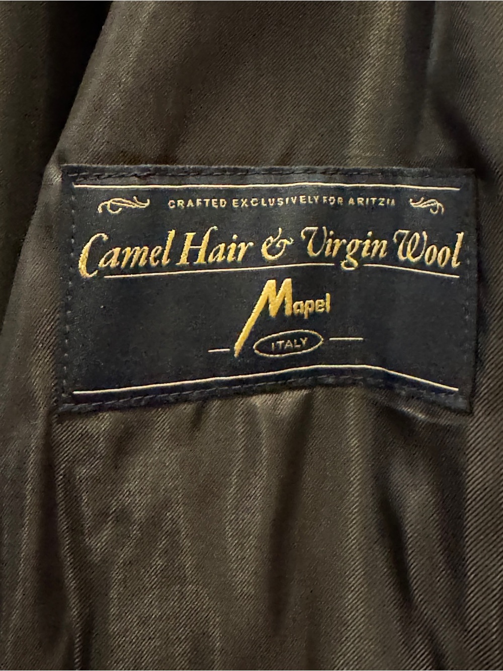 Aritzia Babaton The Slouch Coat Italian Camel Wool Brown Size L Retail $375.00 - Picture 7 of 16